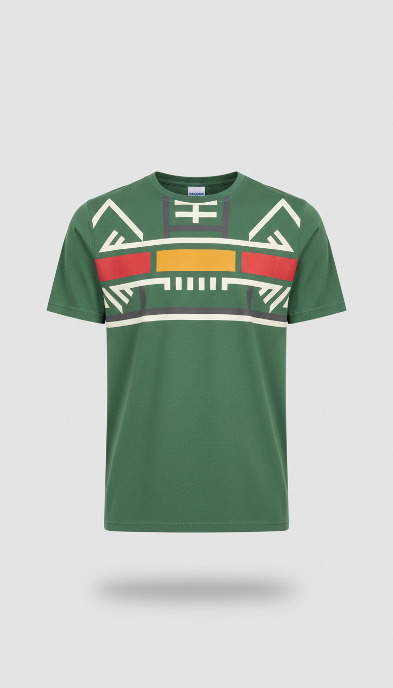 Camiseta Futebol Estampa Gráfica
